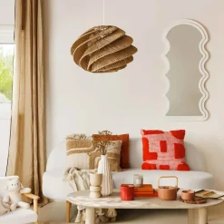 atmosphera Lámparas De Techo>Lámpara de techo OZAN beige 54.5cm