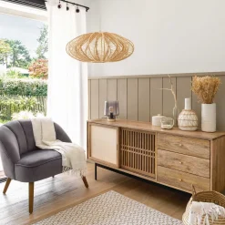 atmosphera4kids Lámparas De Techo>Lámpara De Techo Tery Beige 57Cm