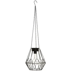atmosphera Complementos>Lámpara Solar Colgante Negra 19x20.5Cm