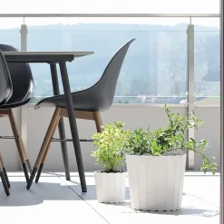 Complementos>Maceta Boardee Blanca 26x29Cm