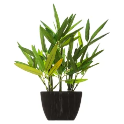 atmosphera Plantas Y Flores Artificiales>Maceta C/Bambú Artificial 23x23x26Cm