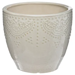 atmosphera Jarrones Y Vasos|Estilo Étnico>Maceta Cerámica Tam.2/3 25x23Cm