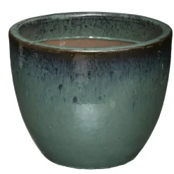 atmosphera Complementos>Maceta Cerámica Verde Tam. 3/3 37x30Cm