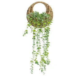 atmosphera Plantas Y Flores Artificiales|Estilo Rústico>Maceta Colgante Con Eucalipto Artificial