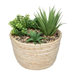 atmosphera Plantas Y Flores Artificiales>Maceta Con Flores Artificiales 19x17Cm