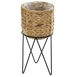 atmosphera Jarrones Y Vasos|Estilo Étnico>Maceta C/Soporte Tamaño 1/2 20x43x20Cm