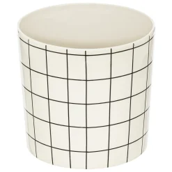 atmosphera Accesorios>Maceta de cerámica decorada KAYA