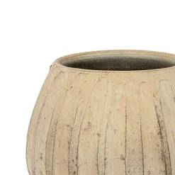 Jarrones Y Vasos>Maceta De Cerámica Álamo Gris 18cm