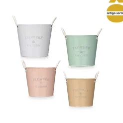 Jarrones Y Vasos>Maceta de metal 23cm