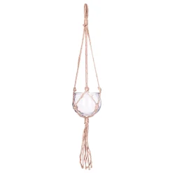 atmosphera Jarrones Y Vasos>Maceta De Vidrio Colgante 10.5x56Cm