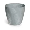 Complementos>Maceta MATE efecto cemento gris 12.7x13.8x13x8cm