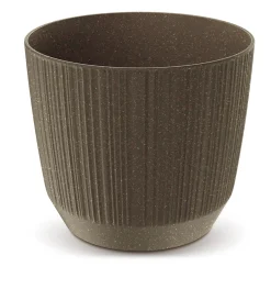 Complementos>Maceta Ryfo Eco Wood Coffee 14.6x12.6Cm