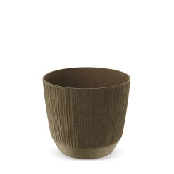 Complementos>Maceta Ryfo Eco Wood Coffee 14.6x12.6Cm