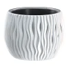 Complementos>Maceta Sandy Bowl Blanca 18x14Cm