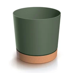 Complementos>Maceta TUBO PM verde 32,6x33,8x33,8cm