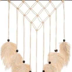 atmosphera Accesorios|Estilo Étnico>Macramé SAFARI beige 68x45cm