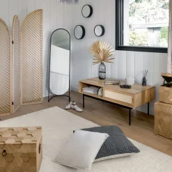 atmosphera Accesorios|Estilo Rústico>Maleta ARTY beige 58cm