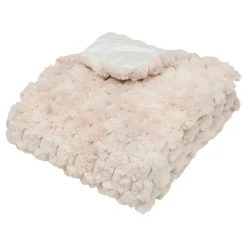 atmosphera Mantas>Manta ADRIEL beige pelo 80x180cm