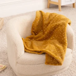 Niños atmosphera4kids Téxtil>Manta Berlingot Ocre 75x100Cm