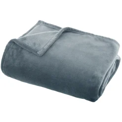 atmosphera Mantas>Manta Coralina Azul 130x180Cm