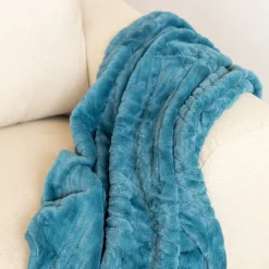 atmosphera Mantas>Manta Geo 3D Azul 120x160Cm