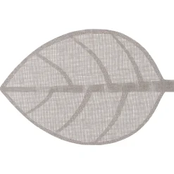 secret d'gourmet Manteles, Servilletas Y Manteles Individuales>Mantel Individual Hoja Gris 50x33Cm