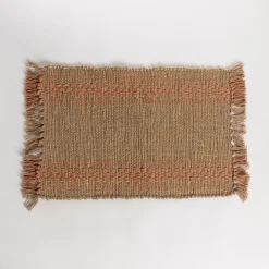 hôma Manteles, Servilletas Y Manteles Individuales>Mantel individual MIRAGE marrón 33x48cm