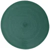 secret d'gourmet Manteles, Servilletas Y Manteles Individuales>Mantel individual TEXALINE redondo verde esmeralda