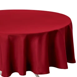 atmosphera Manteles, Servilletas Y Manteles Individuales>Mantel Rojo Antimanchas Redondo 180Cm