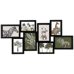 atmosphera Marcos Y Fotos>Marco De Fotos Múltiple 8 Fotos 65x32Cm