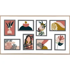 atmosphera Marcos Y Fotos>Marco De Fotos Multi 8 Fotos 38x3.5x69Cm