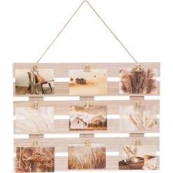 atmosphera Marcos Y Fotos|Estilo Rústico>Marco Fotos Múltiple Beige Mdf 58x43Cm
