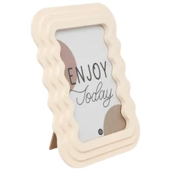 atmosphera Marcos Y Fotos|Estilo Rústico>Marco mdf blanco 13x18cm KELLY