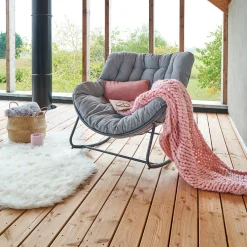 hespéride Columpios>Mecedora PAOPAO gris graphite