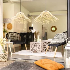 atmosphera Mesas Bajas Y Auxiliares|Estilo Étnico>Mesa Auxiliar De Mdf 40.3x40.3x41.6Cm