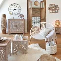 atmosphera Mesas Bajas Y Auxiliares|Estilo Étnico><noscript><img width=