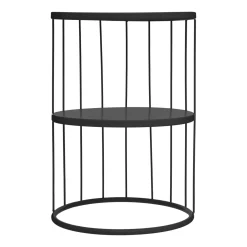 atmosphera Mesas Bajas Y Auxiliares|Estilo Contemporaneo>Mesa Auxiliar Kobu Negra 36x52Cm