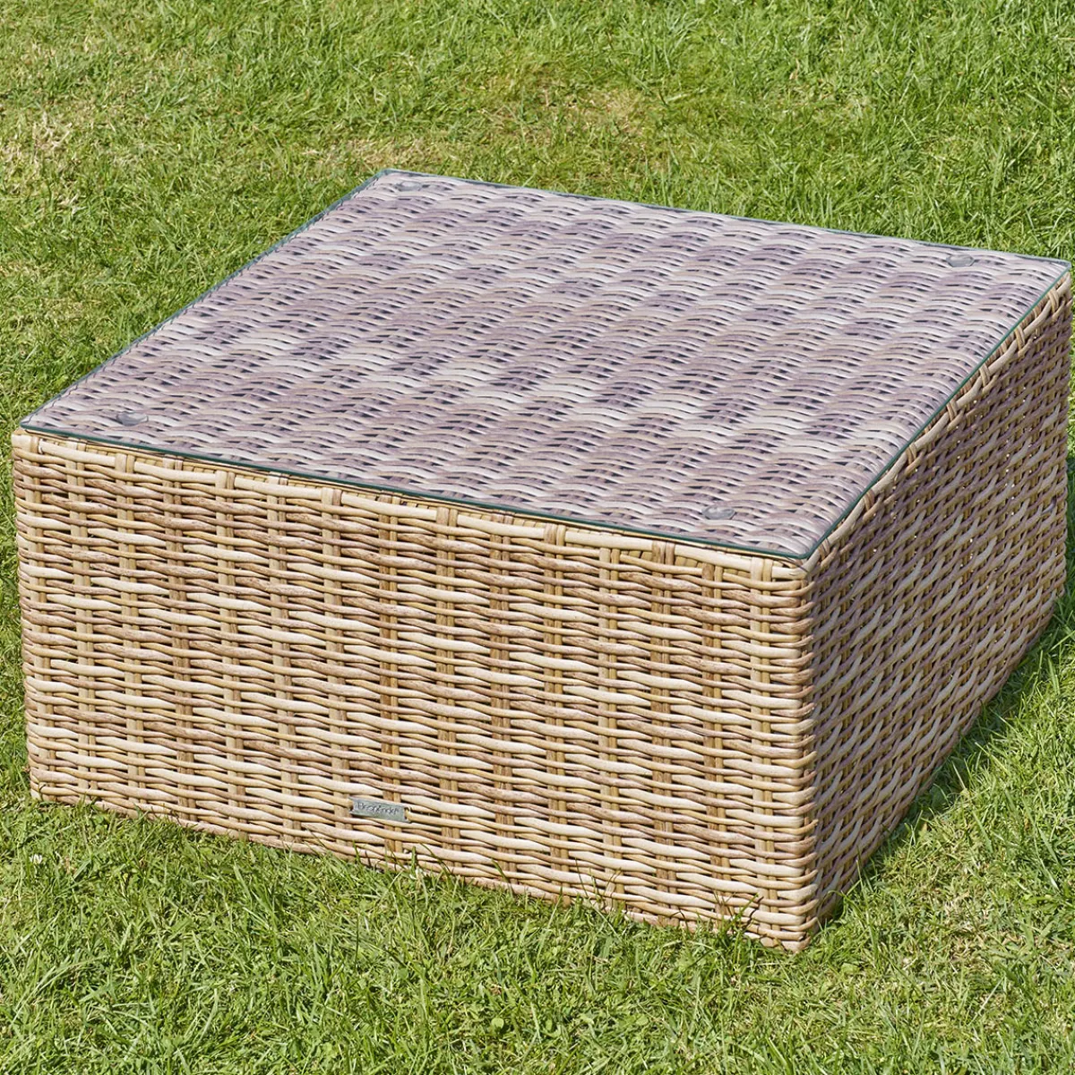 hespéride Mesas De Jardín>Mesa baja MOORÉA savana de ratán sintético