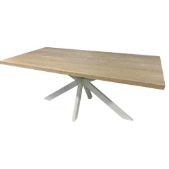 Mesas Para Comer>Mesa de comedor GORDES de mdf con patas de metal
