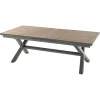 hespéride Mesas De Jardín>Mesa extensible AXIOME praline y honey 220-279cm