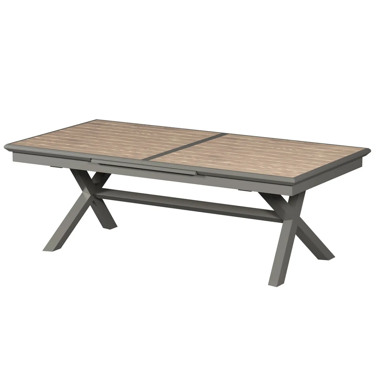 hespéride Mesas De Jardín>Mesa extensible AXIOME praline y honey 250-330cm