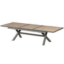 hespéride Mesas De Jardín>Mesa extensible AXIOME praline y honey 250-330cm