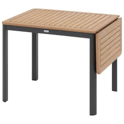 hespéride Mesas De Jardín>Mesa extensible FOLYA de aluminio y madera