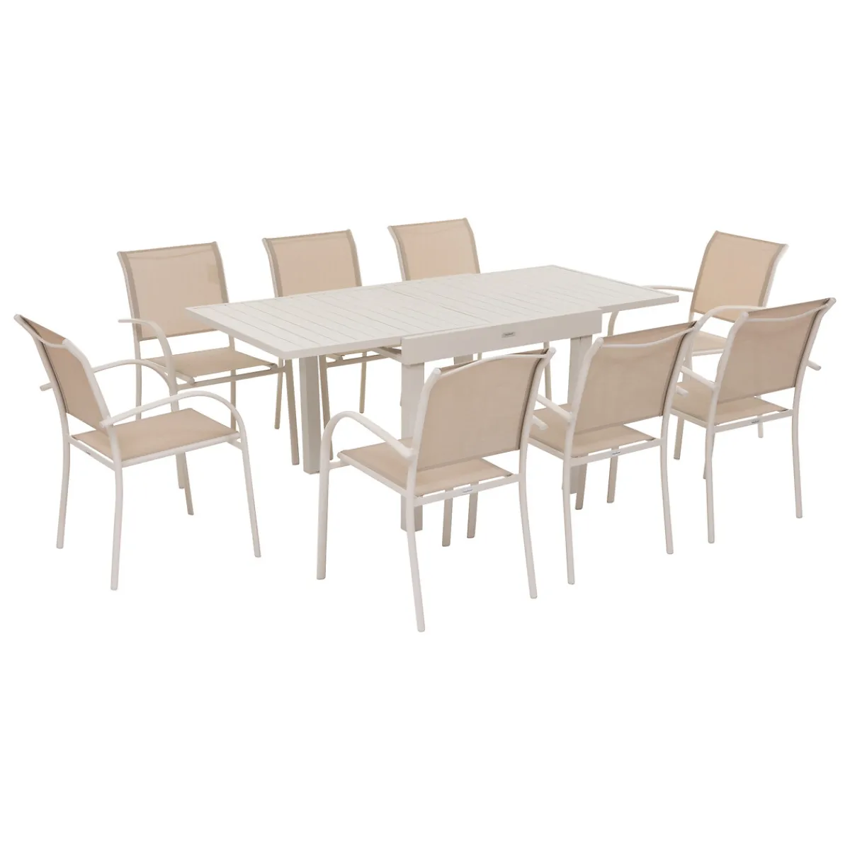 hespéride Mesas De Jardín>Mesa extensible PIAZZA argile 90-180cm