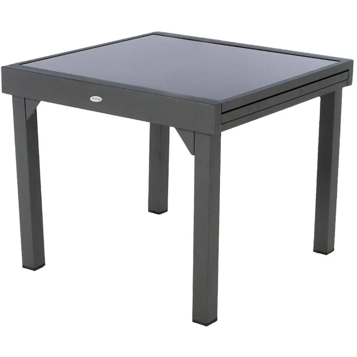 hespéride Mesas De Jardín>Mesa extensible PIAZZA gris graphite 90-180cm