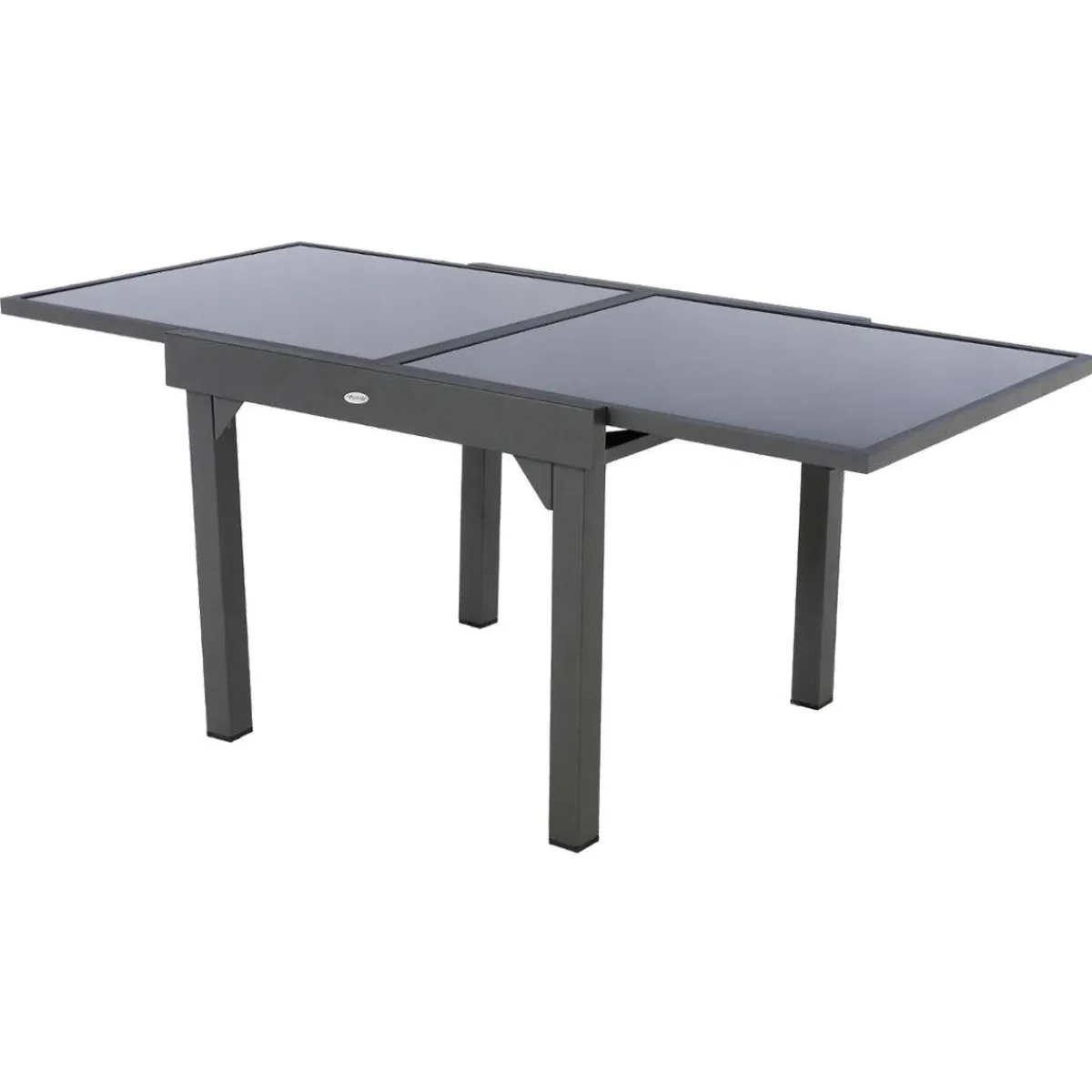 hespéride Mesas De Jardín>Mesa extensible PIAZZA gris graphite 90-180cm