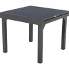 hespéride Mesas De Jardín>Mesa extensible PIAZZA gris graphite 90-180cm
