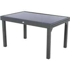 hespéride Mesas De Jardín>Mesa extensible PIAZZA gris graphite 135-270cm