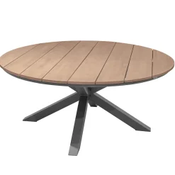 hespéride Mesas De Jardín>Mesa ORIENGO redonda graphite de madera acacia