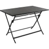 hespéride Mesas De Jardín>Mesa plegable AZUA gris grafito